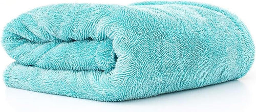 , the Liquid8R, Absorbent 70/30 Blend Microfiber Drying Towel for Cars, Trucks, and Suvs, Safe for Detailing, Scratch-Free, Twist Loop, 1100 GSM, 25X36 Inches, Aqua Blue