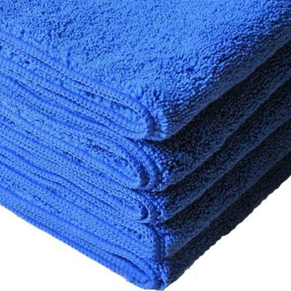 4Pcs Thick Plush Car Drying Towels Ultra Absorbent Auto Washcloths for Car Beauty Scratch Cleaning Cloths Quick-Drying Supplies for Vehicles Trucks Rvs and Boats